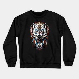 Totem Wolf Crewneck Sweatshirt